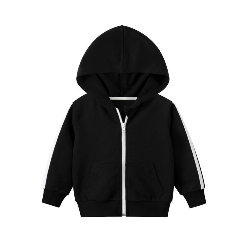 Fashion Children'S Kids Sports Stripe Hoodie Custom